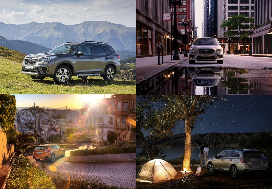 Subaru collage